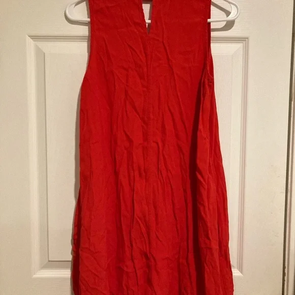 Women’s Mini Dress Red Sz Medium - Picture 4 of 8
